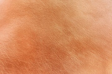 Close-up of Tan Leather Texture Showing Surface Grain and Pattern in Detail Studio Shot for Background or Design Element