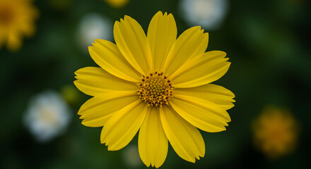 Obraz premium Yellow Flower Bloom Close Up