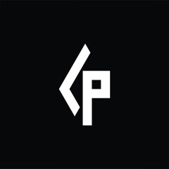 Modern flat style logo featuring the letters L and P. Clean, minimal, and stylish design ideal for branding, business identity, and corporate visuals.