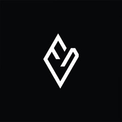 Modern flat style logo featuring the letters E and N. Clean, minimalist design perfect for branding, business identity, and corporate use.