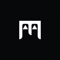 Modern flat style logo featuring the letters M and A. Simple, clean, and professional design perfect for branding, business identity, and corporate use.