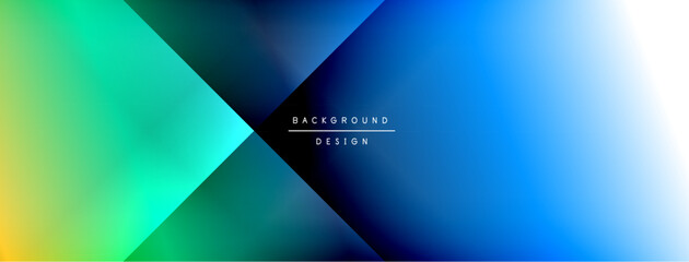 Obraz premium Abstract gradient background. Vivid colors blend, creating dynamic visual effect. Minimalist text overlay present.