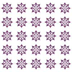 repeat flower pattern design white background
