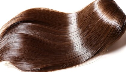 Fototapeta premium Smooth, healthy brown hair
