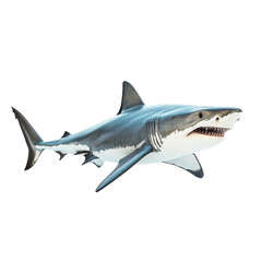 Obraz premium Shark Isolated on white transparent