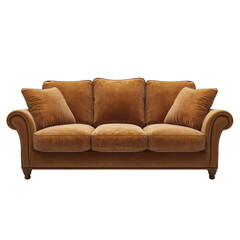 Fototapeta premium Sofa Isolated on white transparent background