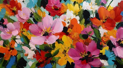 Colorful floral bouquet