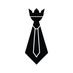 Father’s Day Greeting Card Illustration With Tie