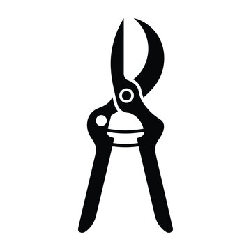 recommend clip art: Pruning Shears Vector Icon Gardening Tool Silhouette