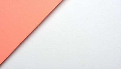 Creative graphic design elements in coral and white minimalist style digital artwork contemporary aesthetic