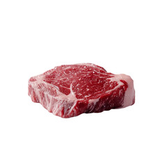 Fototapeta premium Juicy raw steak ready for grilling a delicious culinary experience