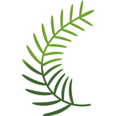 Palm Leaf Decoration Gradient