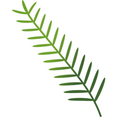 Palm Leaf Decoration Gradient