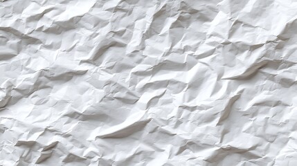 Obraz premium White Crumpled Paper Texture Background Image