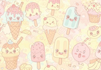 Kawaii Ice Cream Treats