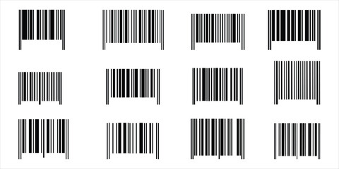 Collection of Barcode Patterns for Product Identification.