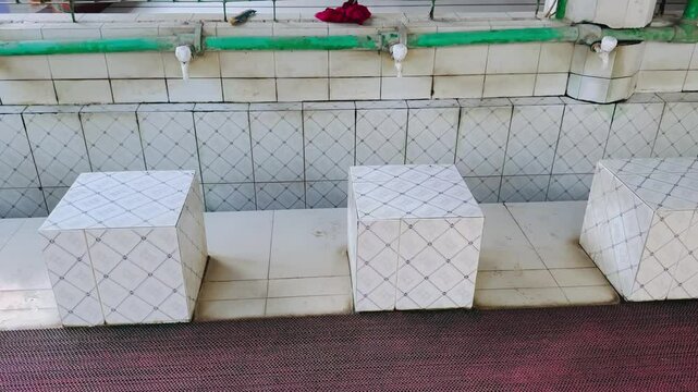 Ablution Area (Wudu Khana) in a Mosque or Public Place