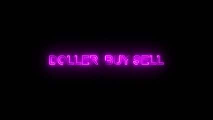 buy now text icon animation neon blue color font letter text word template signboard poster banner sign symbol on black background sell symbol. concept words sell bright glowing neon effects, vibrant  - Powered by Adobe