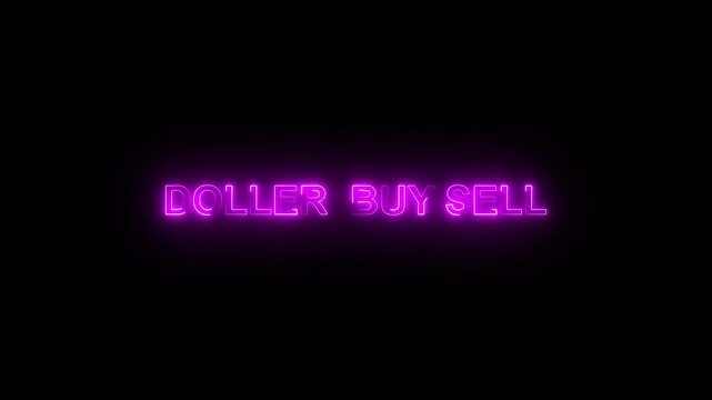 buy now text icon animation neon blue color font letter text word template signboard poster banner sign symbol on black background sell symbol. concept words sell bright glowing neon effects, vibrant 