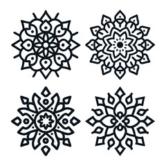 Boho Style Mandala Vector Collection