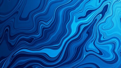 Abstract Electric Blue Marble Texture – Vibrant Swirl Background Design