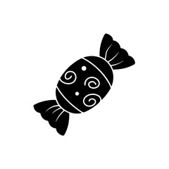 creative details Outline silhouette Candy icon vector illustration 