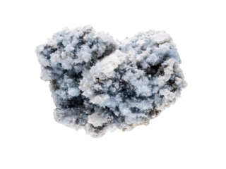 Celestine or celestite is a mineral consisting of strontium sulfate (SrSO4)