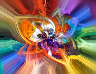 abstract fractal background