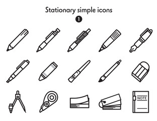 アイコン集 文房具