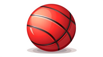 Basketball Ball Sport Icon Vector Illustration for Sports Supplies Marketing Materials