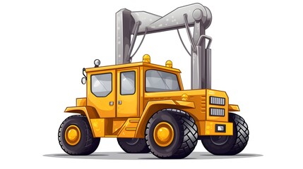 Cartoon Vector Illustration of a Two Ton Weight for Educational and Graphic Design Projects