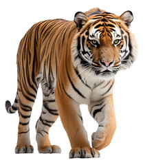 Obraz premium Majestic tiger isolated on transparent background