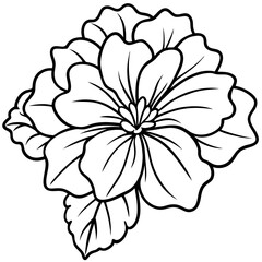 vector drawing of a flower, Eps file. 