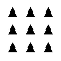 Obraz premium christmas tree icons