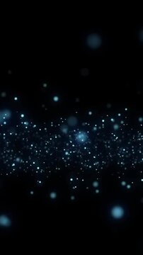 Animated background made of glitter particles