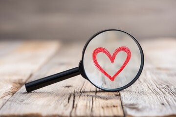 Find Your Passion: A Heartfelt Career Search - Discover your dream career. This symbolizes passion, purpose, self-discovery, heartfelt work, and finding your true calling