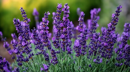 Fototapeta premium Lavender Flowers in Bloom