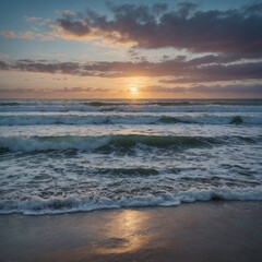 Coastal Peace in Pastel Seascape Art