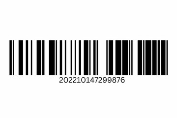 bar code label, Tag of bar code on white background