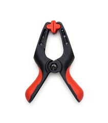 Red and Black Plastic Clamp Tool for DIY and Workshop Use