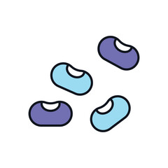 Beans Vector icon