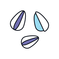 Sunflower Seeds Vector icon