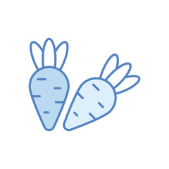 Carrot Vector icon