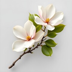 Obraz premium white magnolia flowers