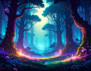 abstract background with tree