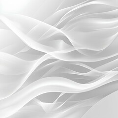 Naklejka premium Soft Grey Paper Background with Wisps of White Smoke