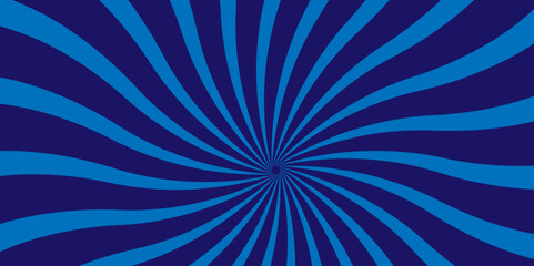 Vintage backdrop blue gradient starburst and sunburst ray. Modern light vector blue sunburst with rays vintage stripes wallpaper.  modern light ray sun art vintage backdrop texture background.