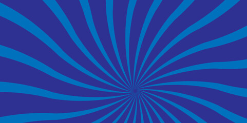 Vintage backdrop blue gradient starburst and sunburst ray. Modern light vector blue sunburst with rays vintage stripes wallpaper.  modern light ray sun art vintage backdrop texture background.