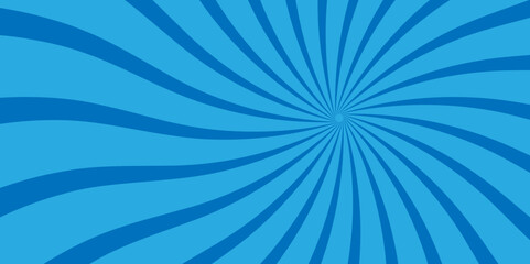 Vintage backdrop blue gradient starburst and sunburst ray. Modern light vector blue sunburst with rays vintage stripes wallpaper.  modern light ray sun art vintage backdrop texture background.