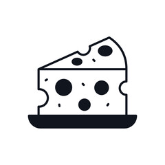 Cheese Vector icon